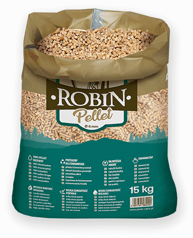 worek pelletu opałowego Robin do kupienia w Krynicy Morskiej lub sklepie internetowym